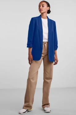 Pieces Blusoes E Casacos-Blazer De Manga 3/4