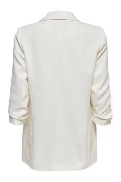 Only Blusoes E Casacos-Blazer De Manga A 3/4 Com Lapelas