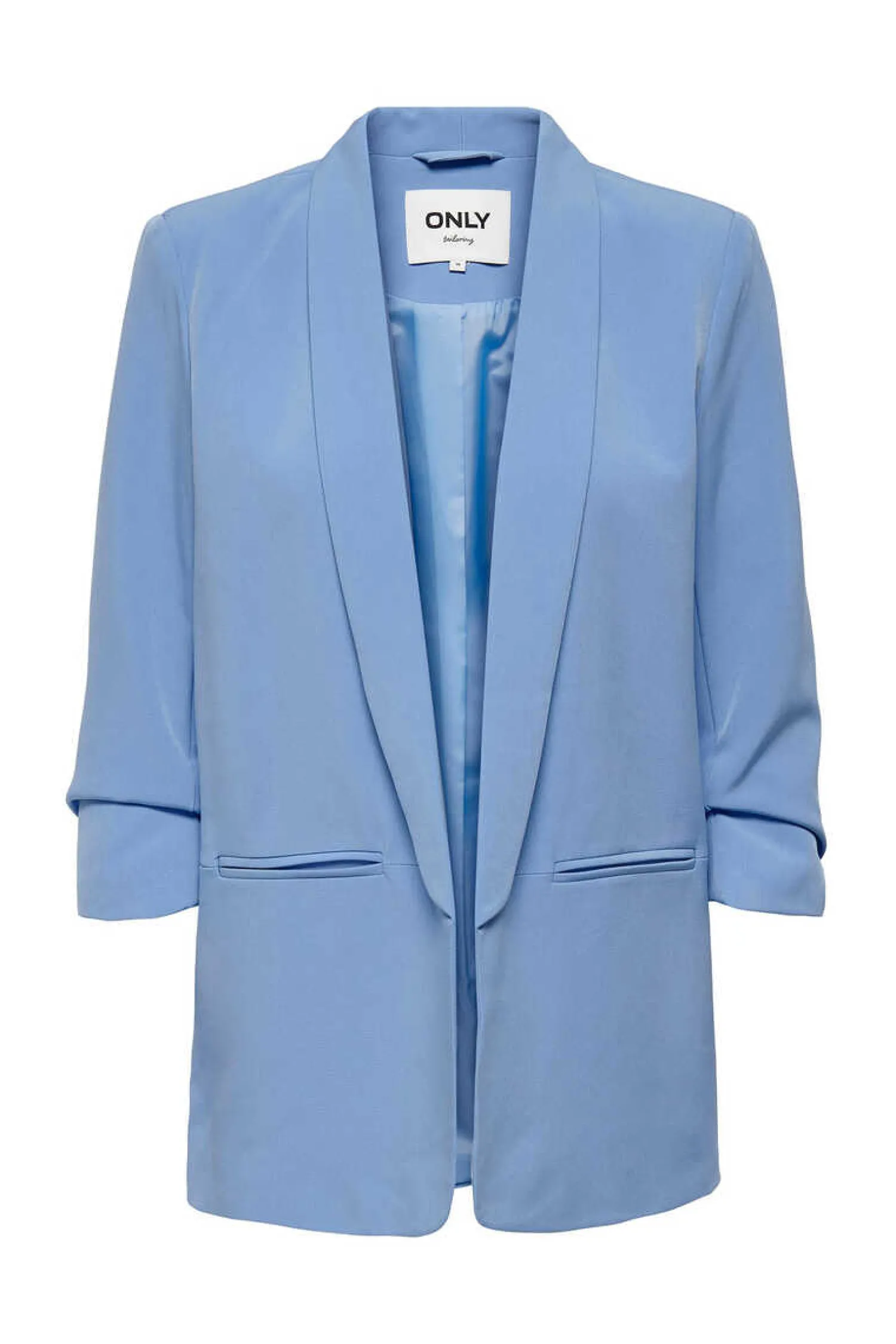 Only Blusoes E Casacos-Blazer De Manga A 3/4 Com Lapelas