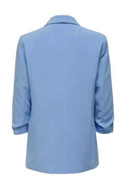 Only Blusoes E Casacos-Blazer De Manga A 3/4 Com Lapelas