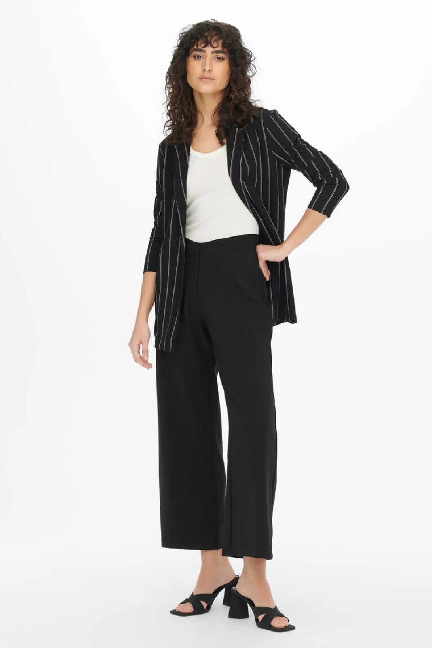 JDY Blusoes E Casacos-Blazer Fluido Com Manga Comprida