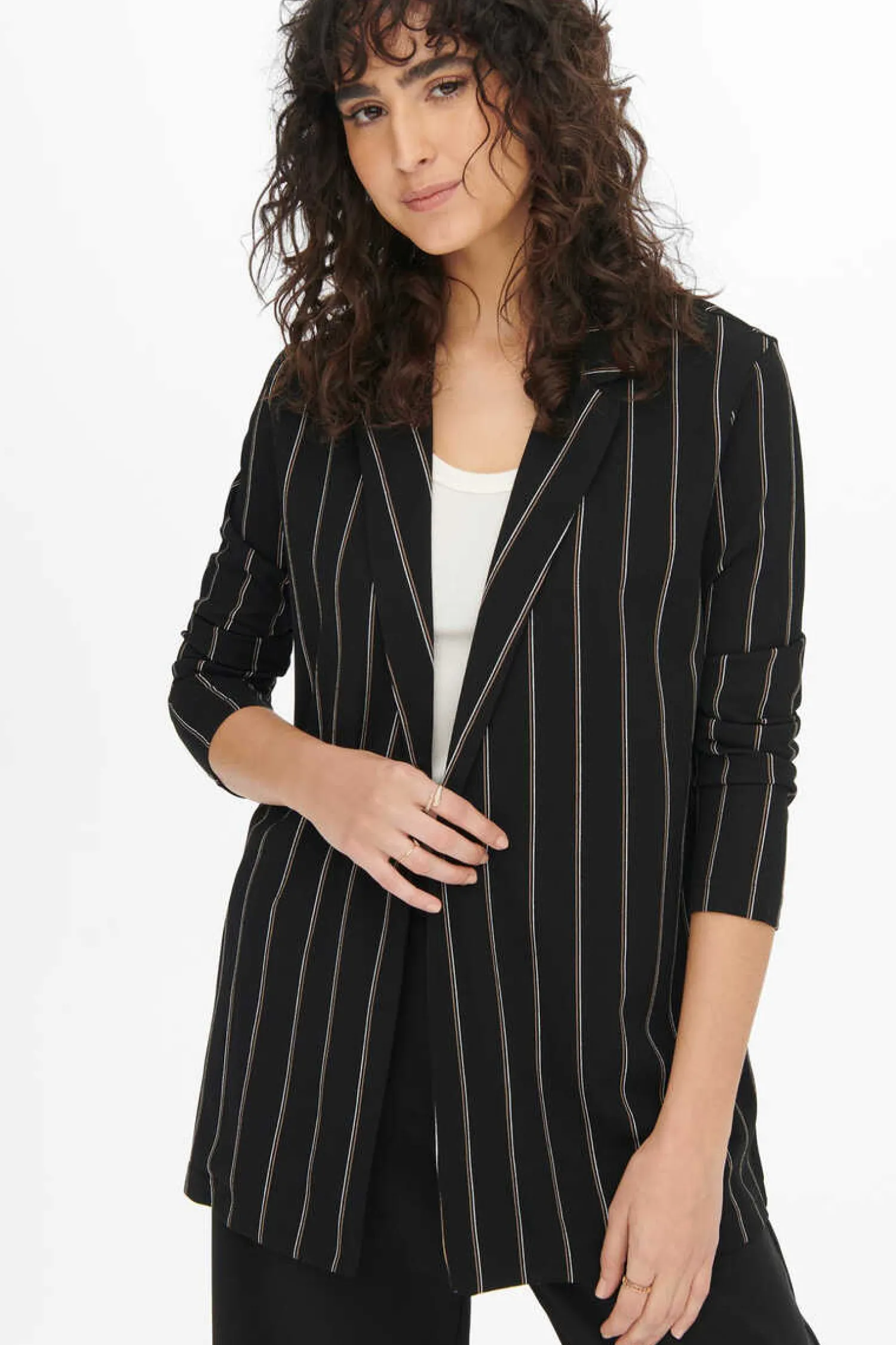 JDY Blusoes E Casacos-Blazer Fluido Com Manga Comprida