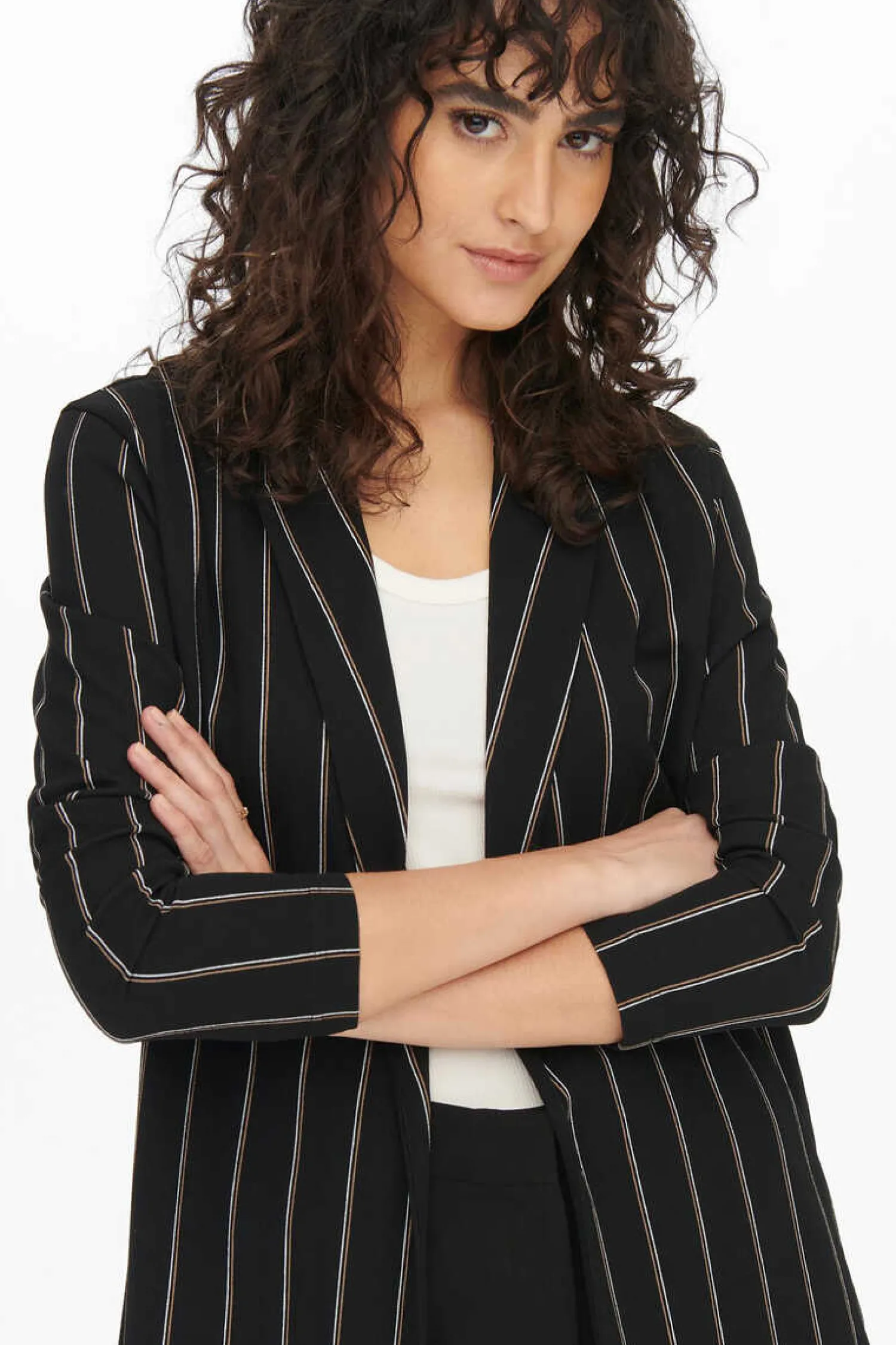 JDY Blusoes E Casacos-Blazer Fluido Com Manga Comprida