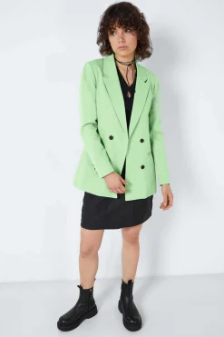 Noisy May Blusoes E Casacos-Blazer Gola Lapela