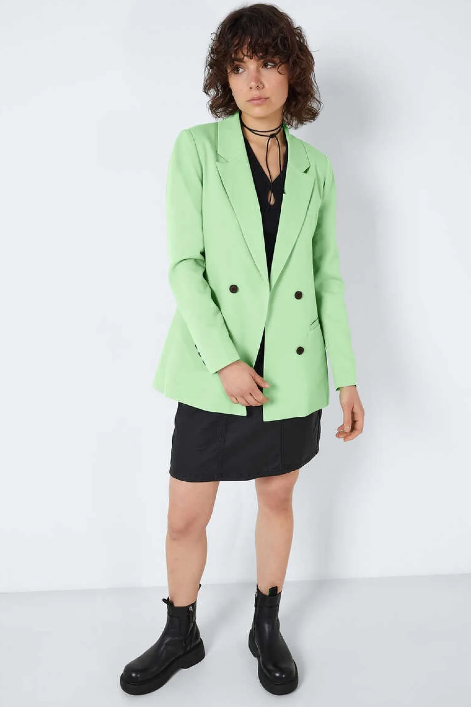 Noisy May Blusoes E Casacos-Blazer Gola Lapela