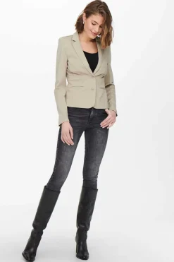Only Blusoes E Casacos-Blazer Manga Comprida Botoes