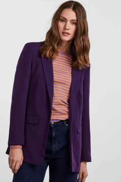 Pieces Blusoes E Casacos-Blazer Oversize