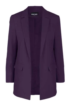 Pieces Blusoes E Casacos-Blazer Oversize