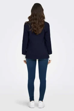 Only Blusoes E Casacos-Blazer Sem Botoes