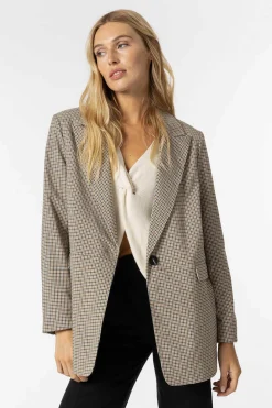 Tiffosi Blusoes E Casacos-Blazer Xadrez