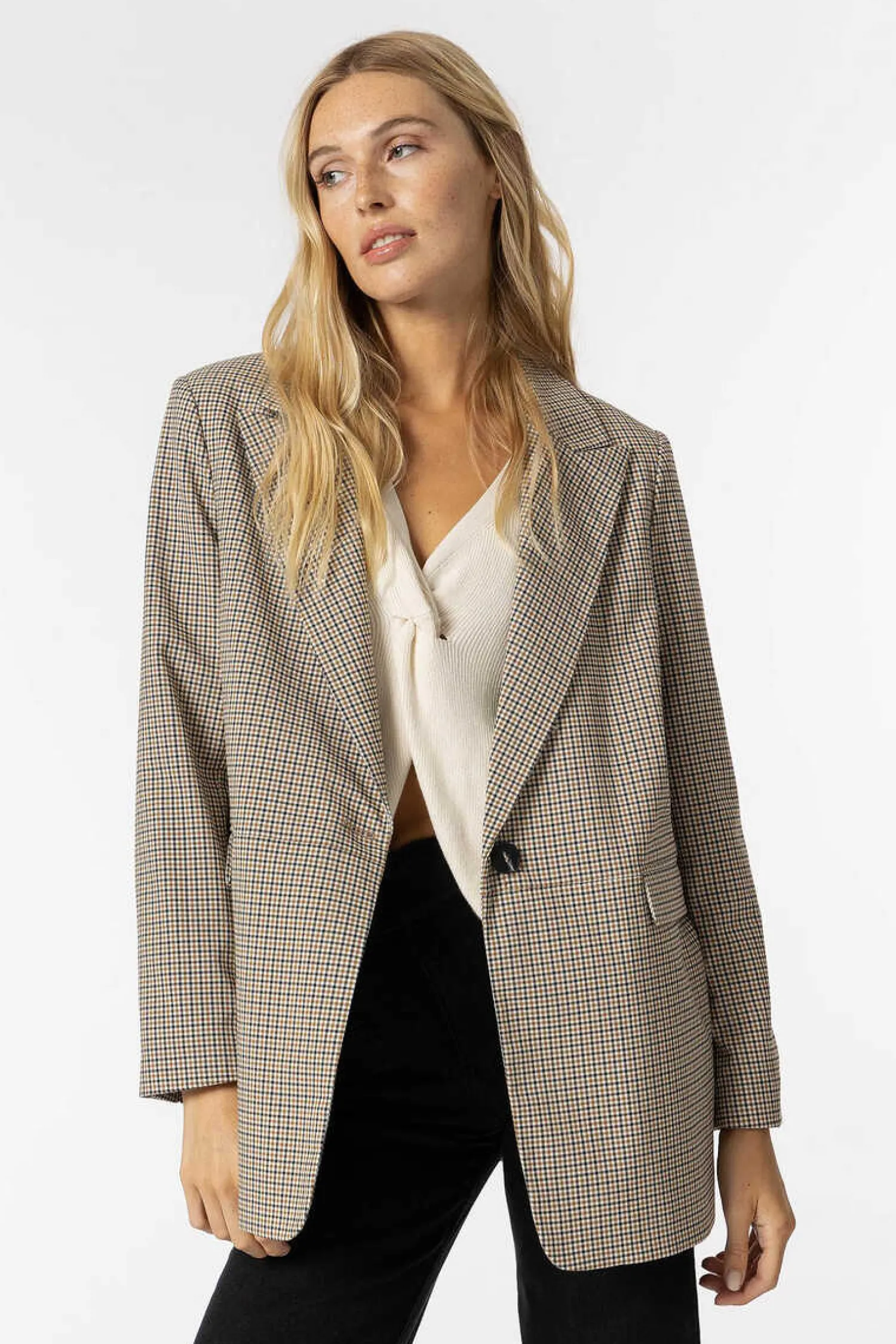 Tiffosi Blusoes E Casacos-Blazer Xadrez