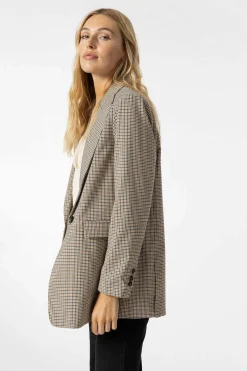 Tiffosi Blusoes E Casacos-Blazer Xadrez