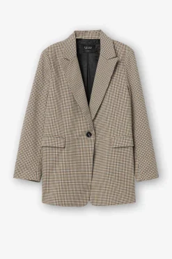 Tiffosi Blusoes E Casacos-Blazer Xadrez