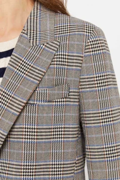 Cortefiel Blusoes E Casacos-Blazer Xadrez Tecido Gales