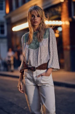 Slowlove Camisas E Blusas-Blula Encaje