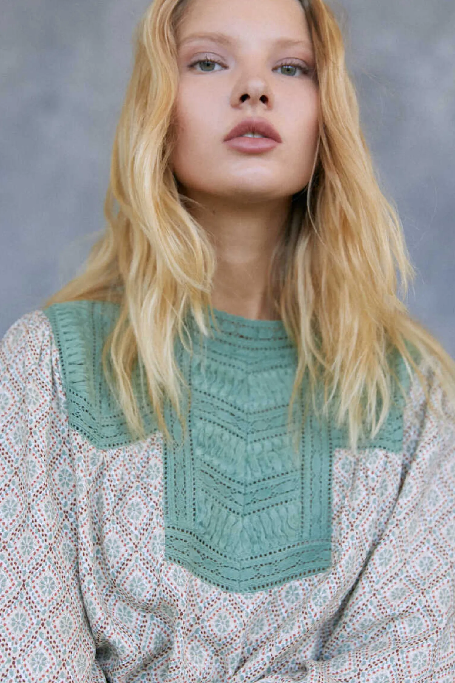 Slowlove Camisas E Blusas-Blula Encaje