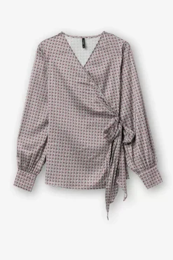 Tiffosi Camisas E Blusas-Blusa Acetinada Cruzada