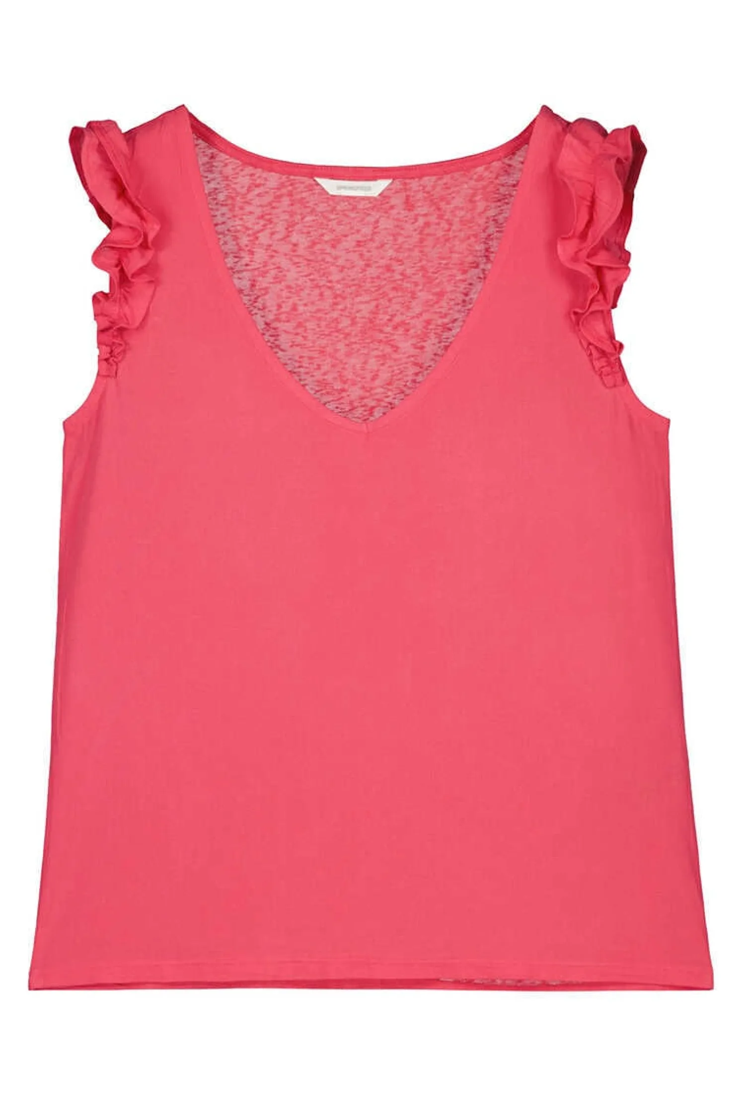 Springfield Camisas E Blusas-Blusa Bimateria Alcas Folhos