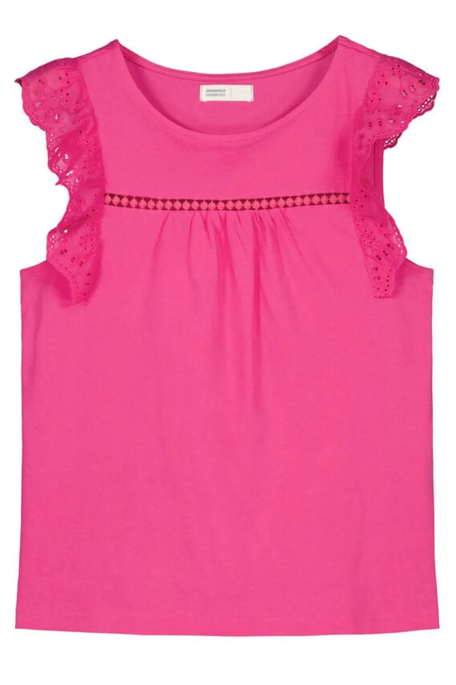 Springfield Camisas E Blusas-Blusa Bimateria Folhos Lace