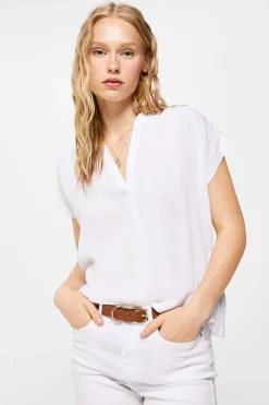 Springfield Camisas E Blusas-Blusa Bimateria Lisa