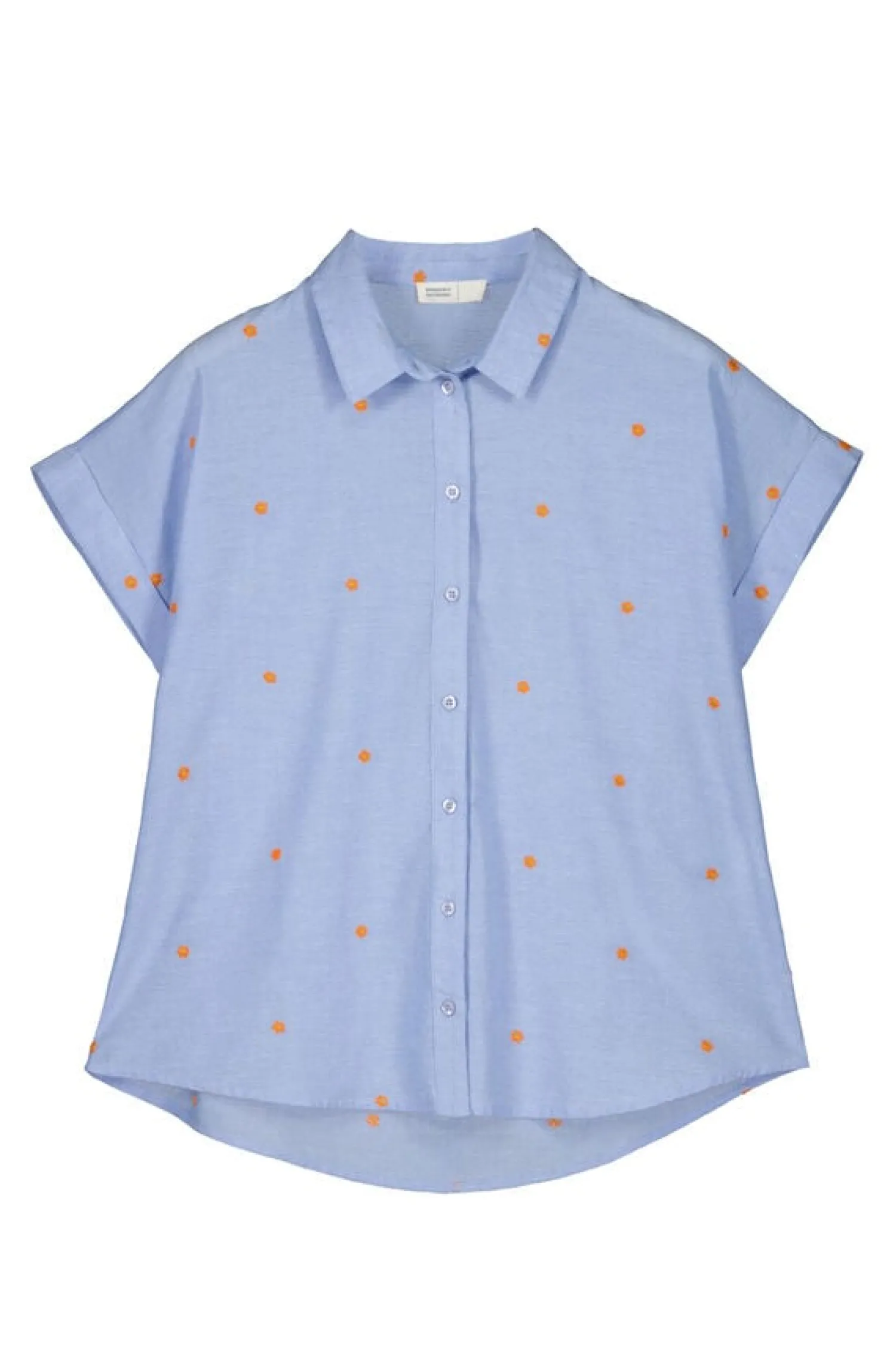 Springfield Camisas E Blusas-Blusa Chambray Bordados Algodao