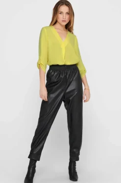 JDY Camisas E Blusas-Blusa Com Decote Em Bico E Manga 3/4