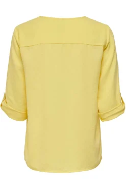 JDY Camisas E Blusas-Blusa Com Decote Em Bico E Manga 3/4