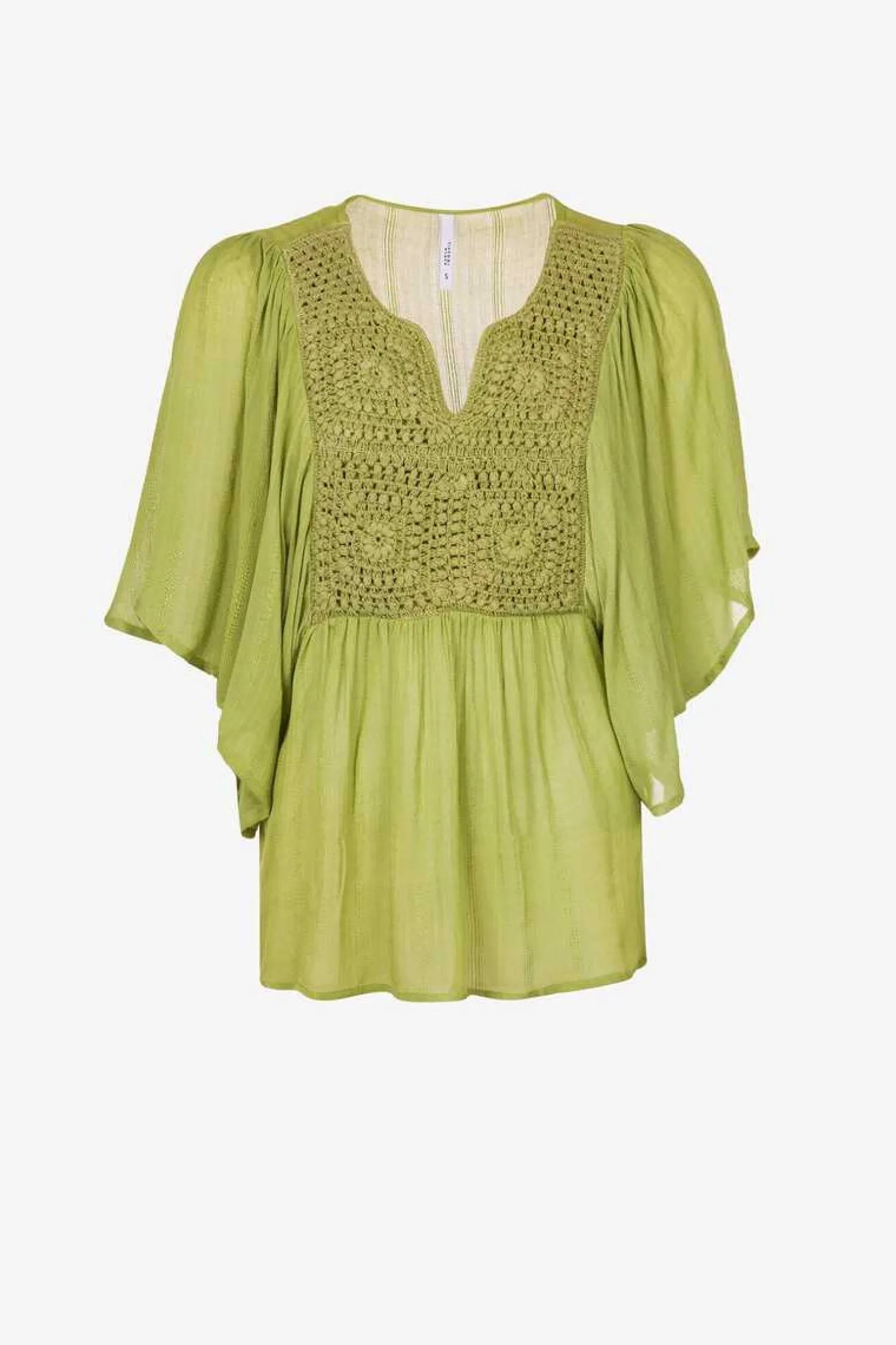 Tiffosi Camisas E Blusas-Blusa Combinada Com Croche