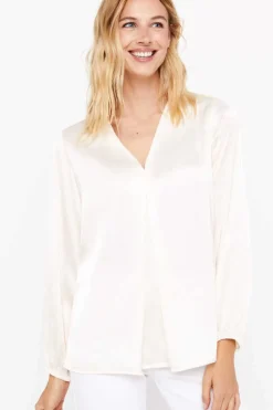 Cortefiel Camisas E Blusas-Blusa Comprida Acetinada