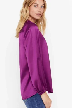 Cortefiel Camisas E Blusas-Blusa Comprida Acetinada