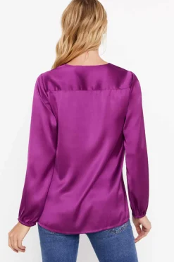 Cortefiel Camisas E Blusas-Blusa Comprida Acetinada