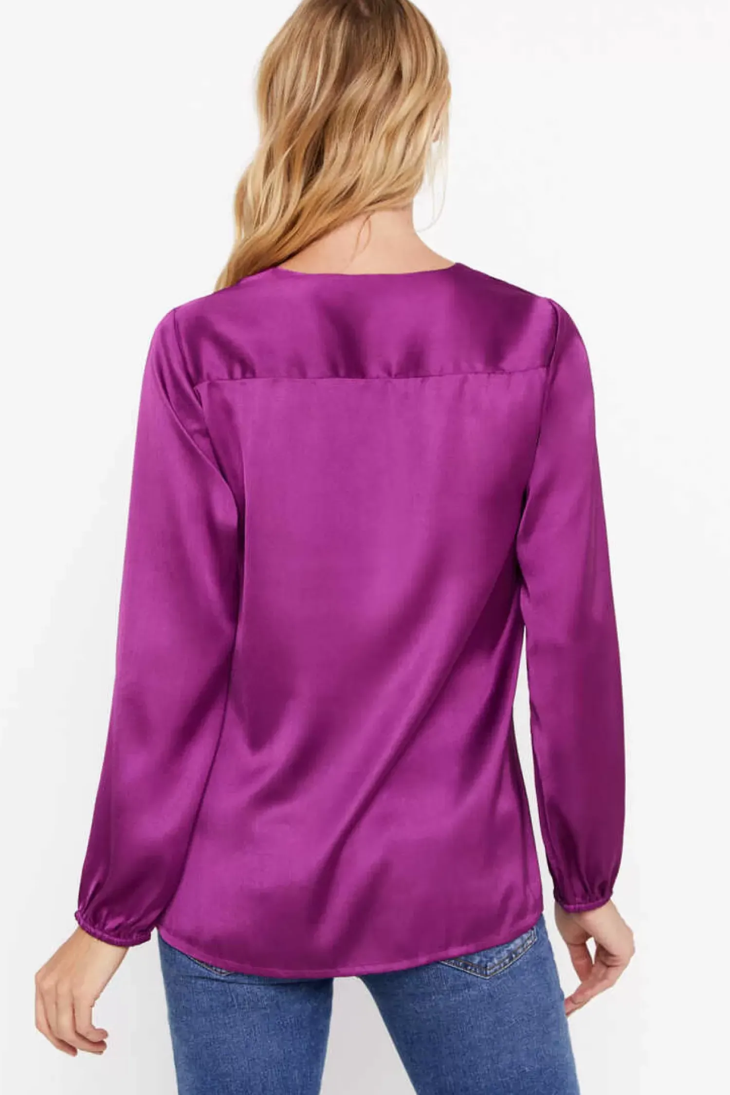 Cortefiel Camisas E Blusas-Blusa Comprida Acetinada