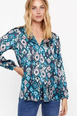 Cortefiel Camisas E Blusas-Blusa Comprida Acetinada