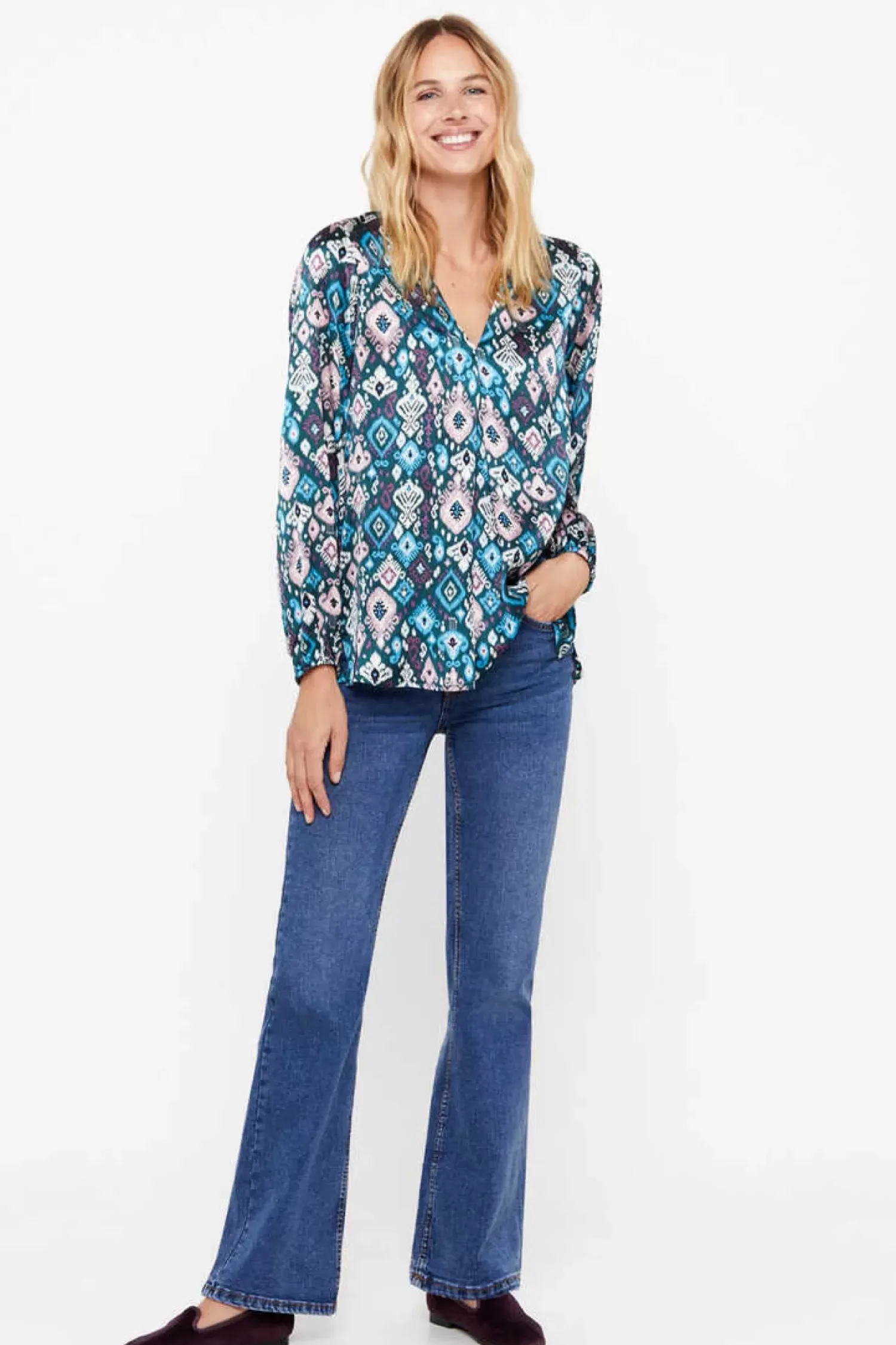 Cortefiel Camisas E Blusas-Blusa Comprida Acetinada