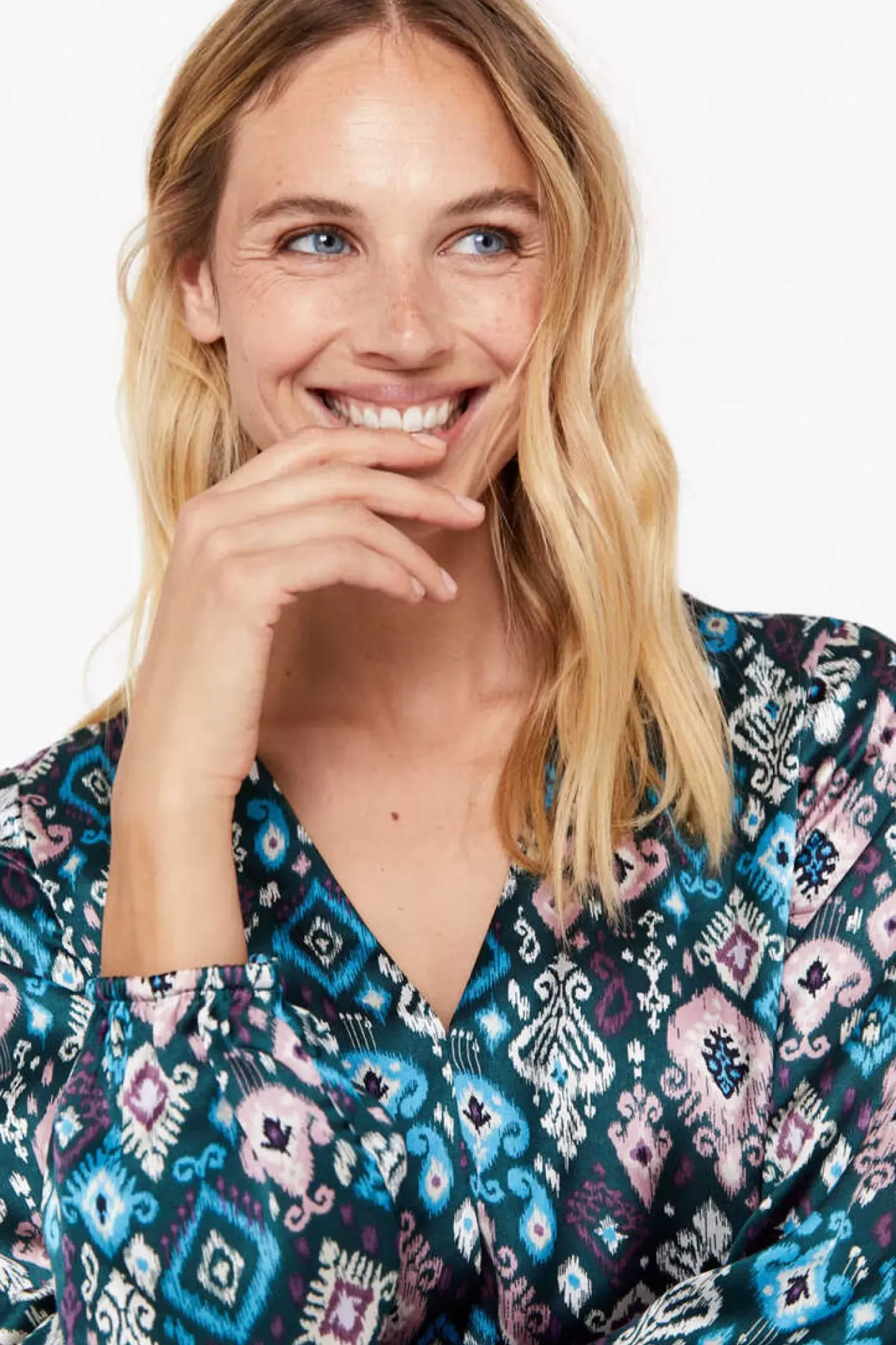 Cortefiel Camisas E Blusas-Blusa Comprida Acetinada