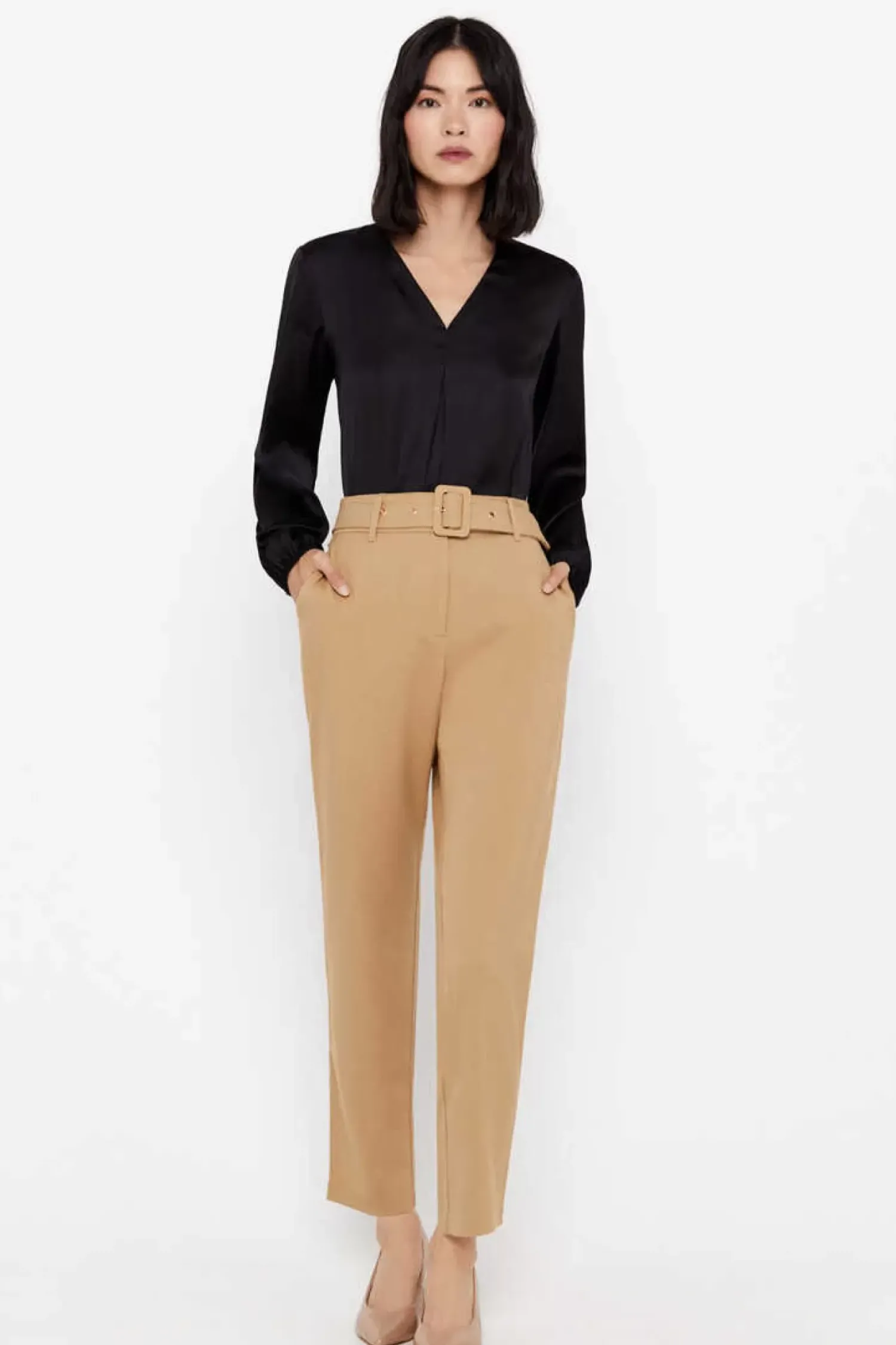 Cortefiel Camisas E Blusas-Blusa Comprida Acetinada