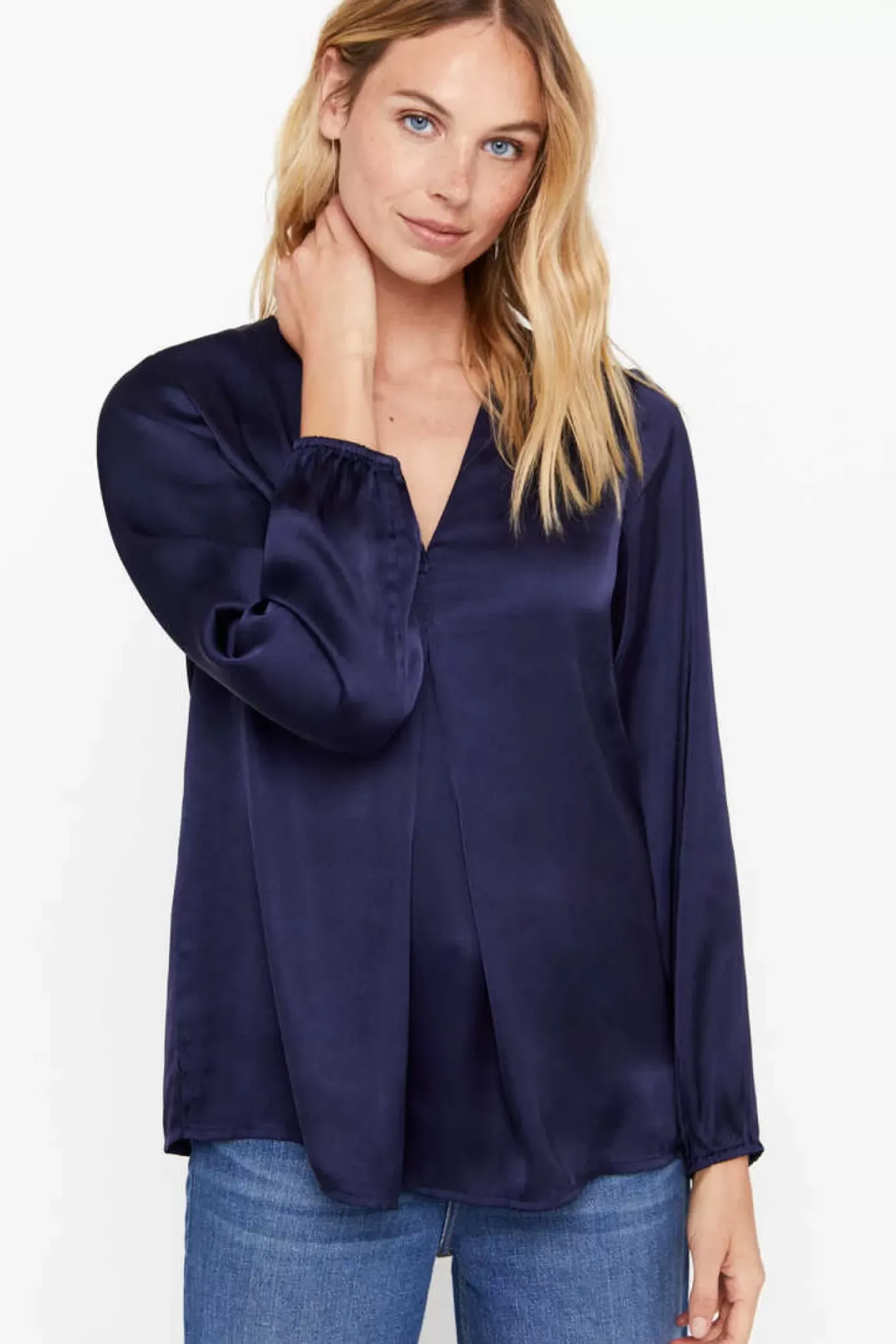 Cortefiel Camisas E Blusas-Blusa Comprida Acetinada