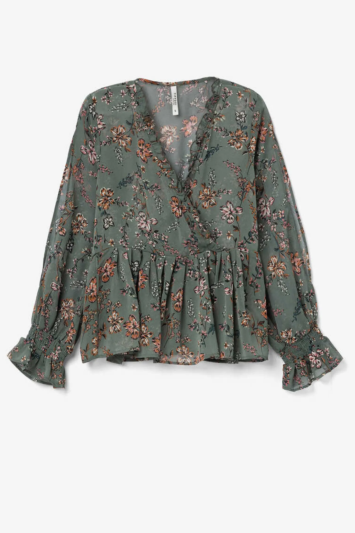 Tiffosi Camisas E Blusas-Blusa Cruzada Com Estampado Floral