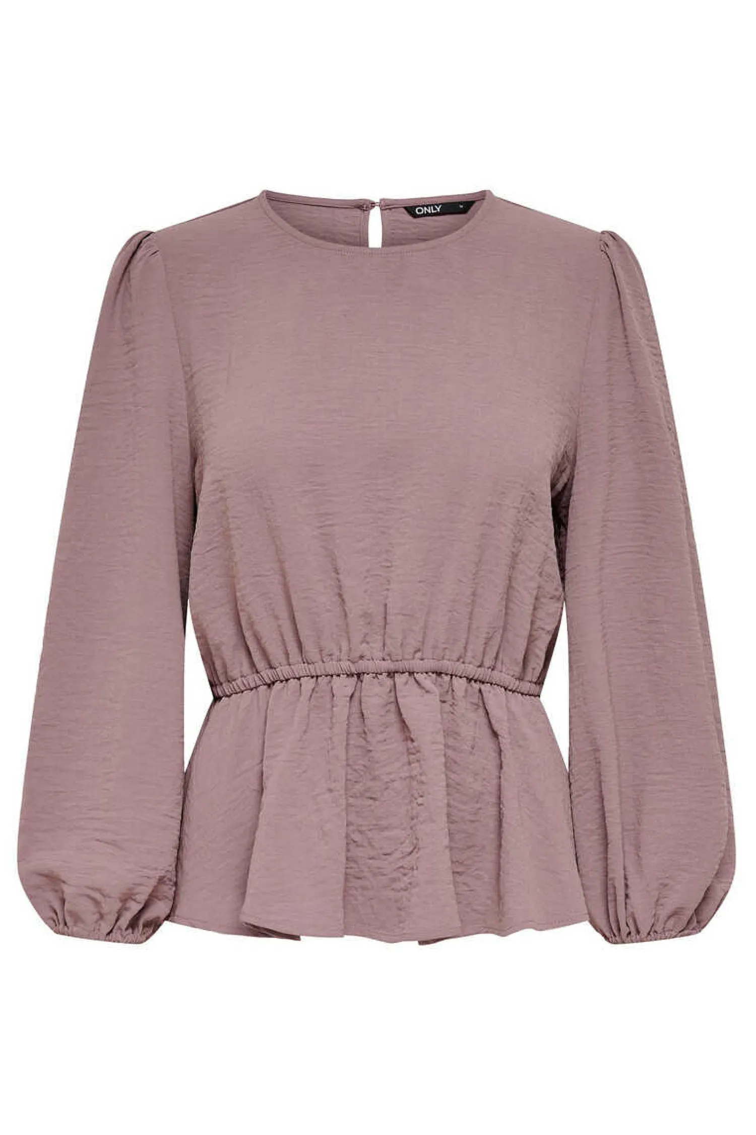 Only Camisas E Blusas-Blusa De Gola Redonda Manga Comprida