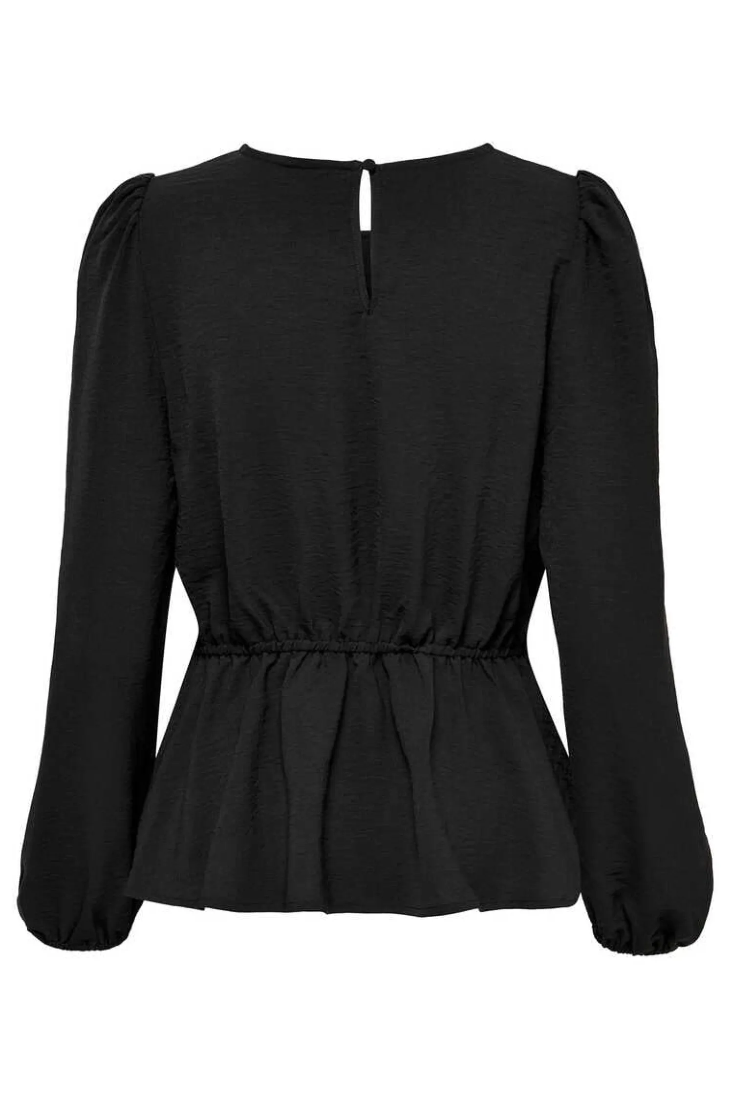 Only Camisas E Blusas-Blusa De Gola Redonda Manga Comprida