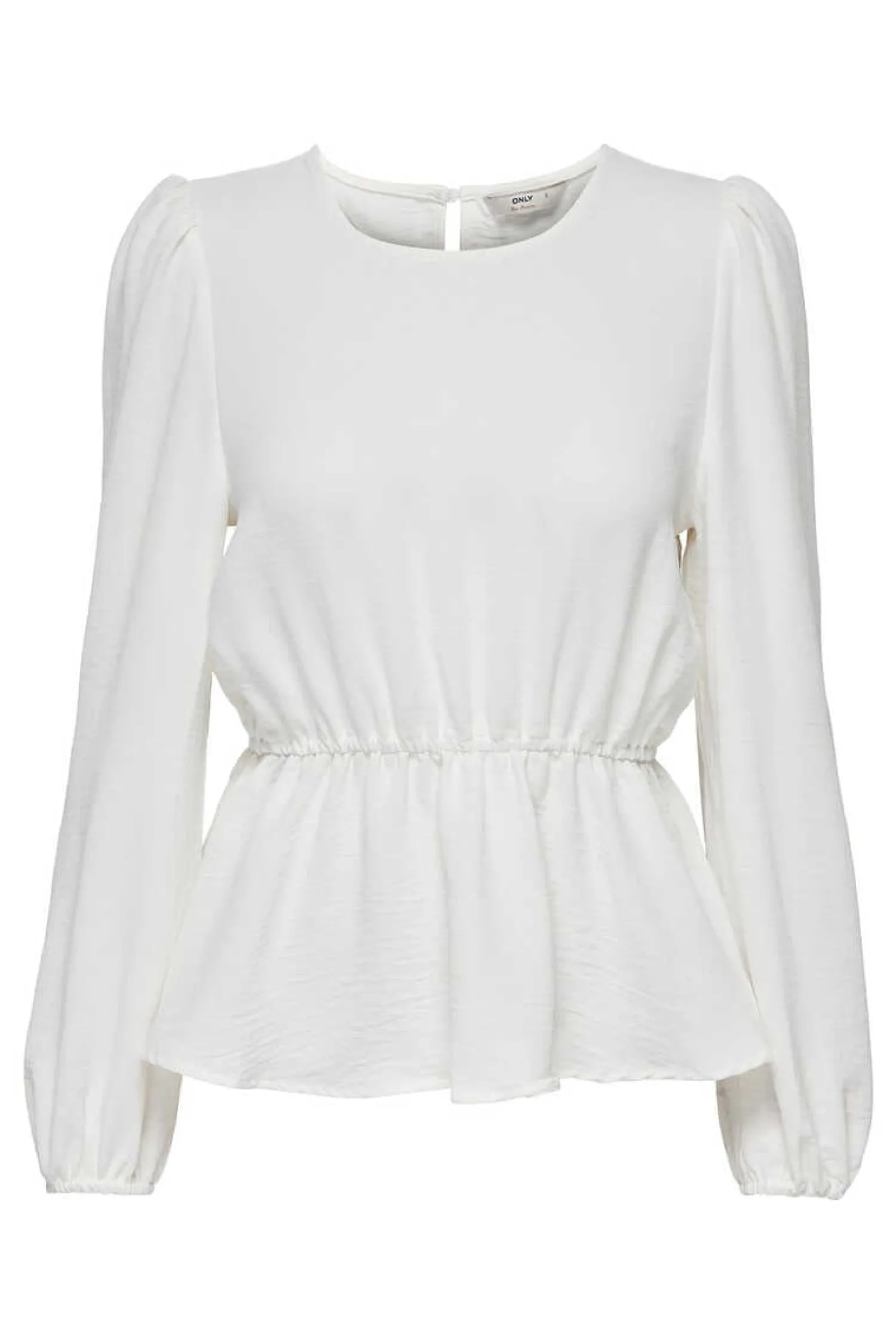 Only Camisas E Blusas-Blusa De Gola Redonda Manga Comprida