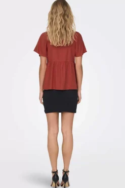 JDY Camisas E Blusas-Blusa De Linho Volumosa