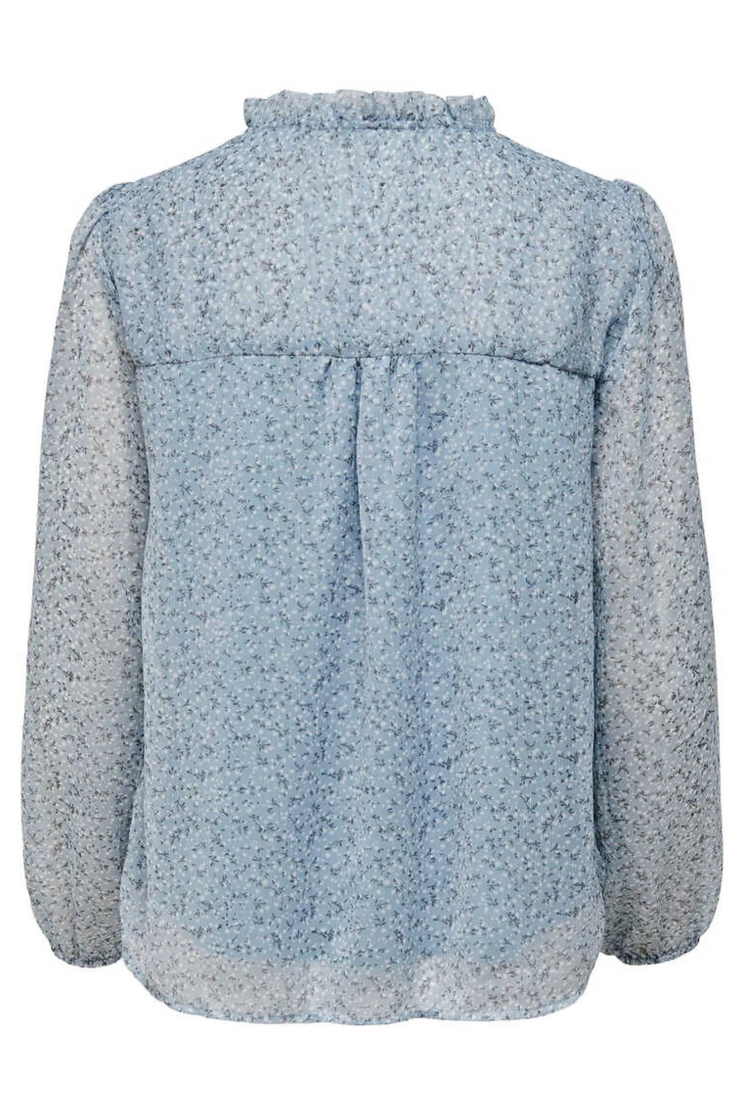 Only Camisas E Blusas-Blusa De Manga Comprida E Gola Perkins