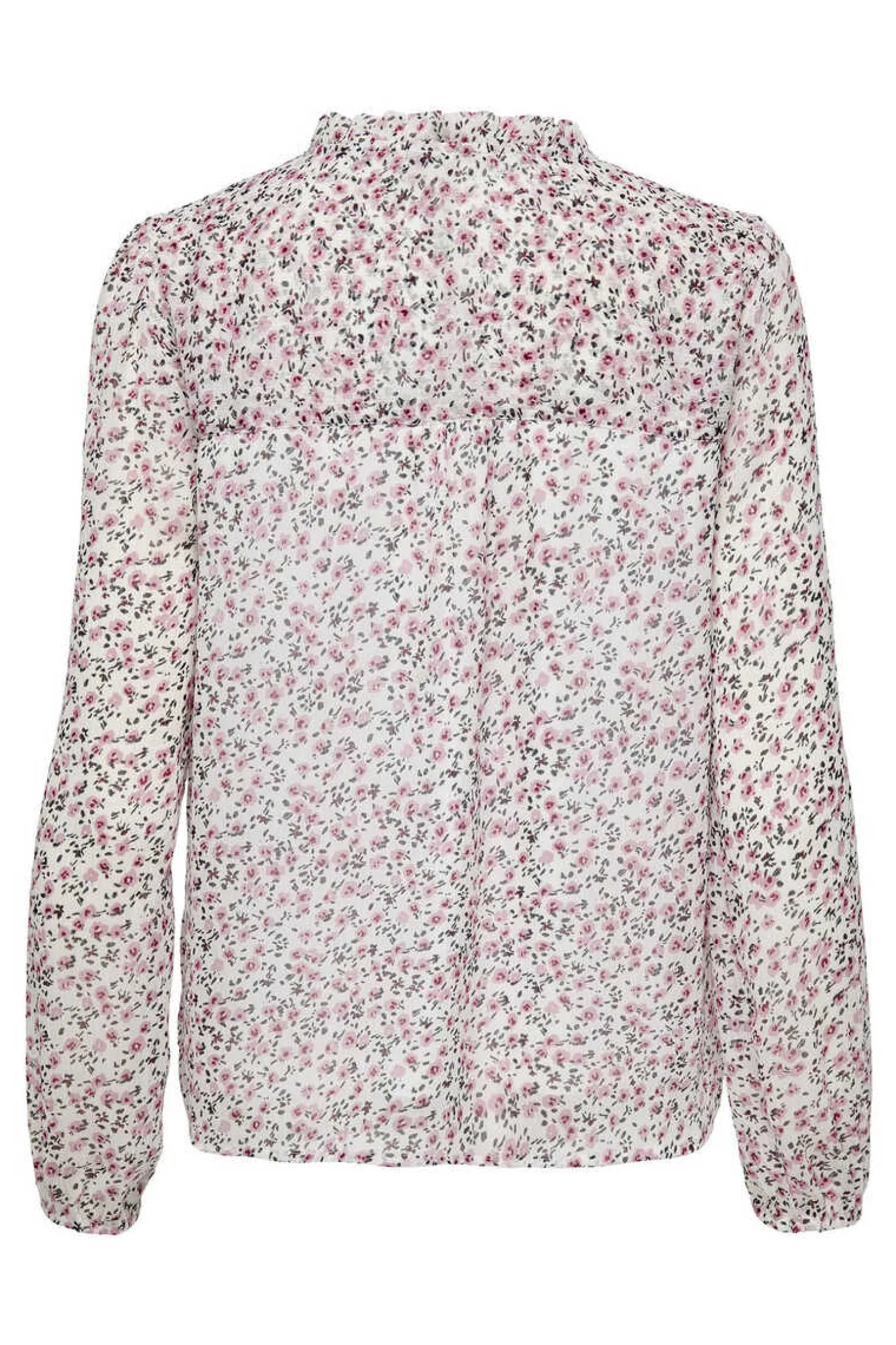 Only Camisas E Blusas-Blusa De Manga Comprida E Gola Perkins