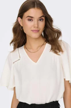 JDY Camisas E Blusas-Blusa De Manga Curta