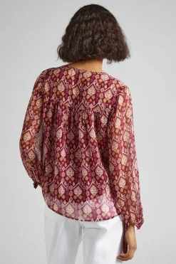 Pepe Jeans Camisas E Blusas-Blusa Decote Olho De Fechadura