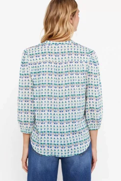 Cortefiel Camisas E Blusas-Blusa Em Tecido Plumeti