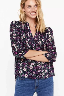 Cortefiel Camisas E Blusas-Blusa Em Tecido Plumeti