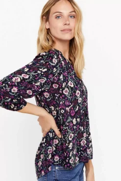 Cortefiel Camisas E Blusas-Blusa Em Tecido Plumeti