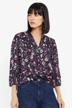 Cortefiel Camisas E Blusas-Blusa Em Tecido Plumeti